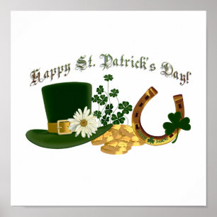 KUNDENGERECHTEN Iren-St Patrick Entwurf Poster