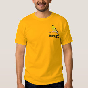 Kundengerechter amerikanischer Goldfinch Besticktes T-Shirt