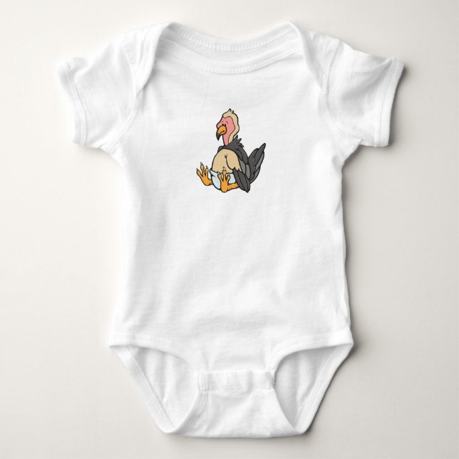 Kundengerechter Baby-Geier Baby Strampler (Vorderseite)