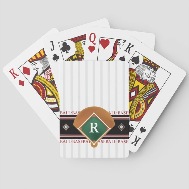 Kundengerechter Baseball Spielkarten (Rückseite)