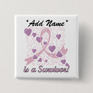 Kundengerechter BC Überlebend-quadratischer Knopf Button