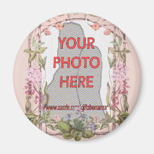 Kundengerechter Blumenphotographiemagnet Magnet