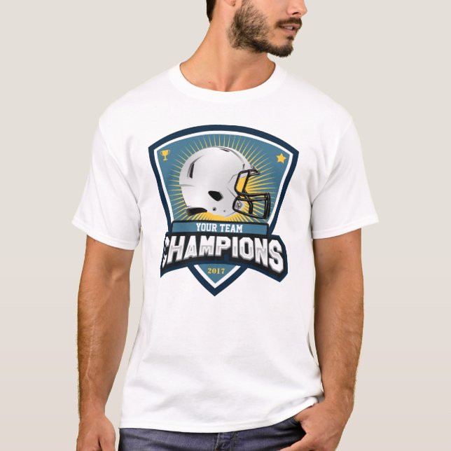 Kundengerechter Fantasie-Fußball 2017 verficht T-Shirt (Vorderseite)