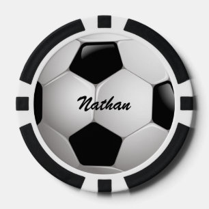 Kundengerechter Fußball-Fußball Pokerchips