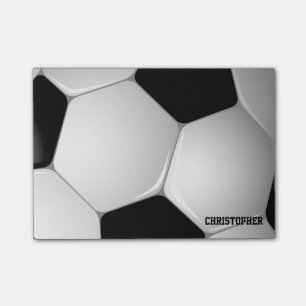 Kundengerechter Fußball-Fußball Post-it Klebezettel
