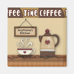 Kundengerechter Kaffee-Küchen-Magnet Magnet