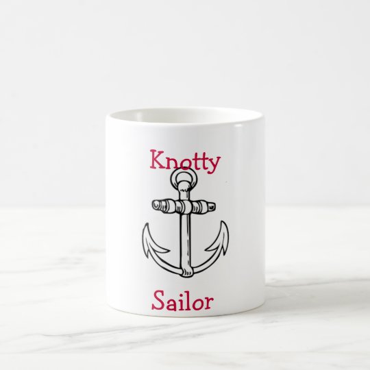 Kundengerechter knorriger Seemann-Anker Kaffeetasse