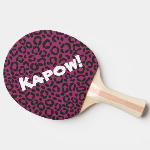 Kundengerechter Leopard-Druck-Tischtennis-Schläge Tischtennis Schläger