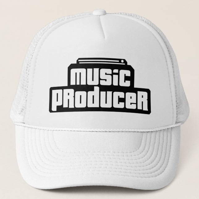 Kundengerechter Musik-Produzent Truckerkappe (Vorderseite)