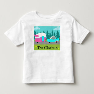 Kundengerechter Retro Camper-/Anhänger-u. Auto-T  Kleinkind T-shirt