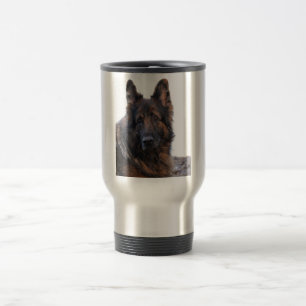 Kundengerechter Schäferhund-Hund Reisebecher