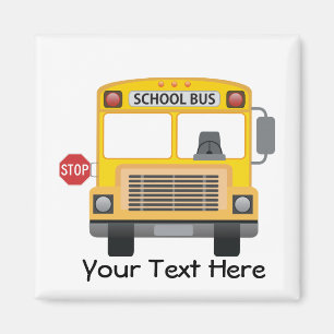 Kundengerechter Schulbus Magnet