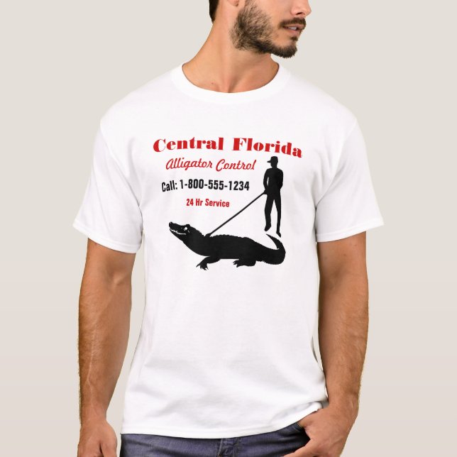KUNDENGERECHTER Shirt-Alligatorfänger T-Shirt (Vorderseite)