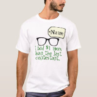 Kundengerechter Spiel-Show-Kandidat-T - Shirt