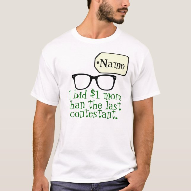 Kundengerechter Spiel-Show-Kandidat-T - Shirt (Vorderseite)