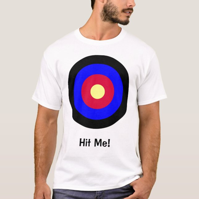 Kundengerechter T - Shirt 1 des Ziel-Bullauge mit (Vorderseite)