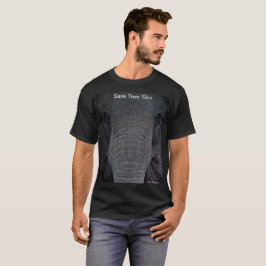Kundengerechter T - Shirt "retten ihre Haut-"