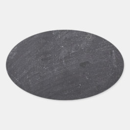 Kundengerechter Tafel-Hintergrund Ovaler Aufkleber