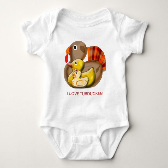Kundengerechter Turducken Entwurf Baby Strampler (Vorderseite)