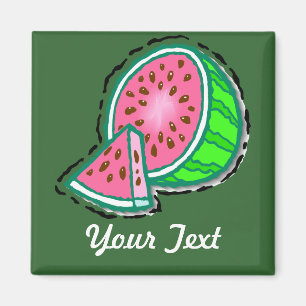 Kundengerechter Wassermelone-Magnet (DUNKEL) Magnet