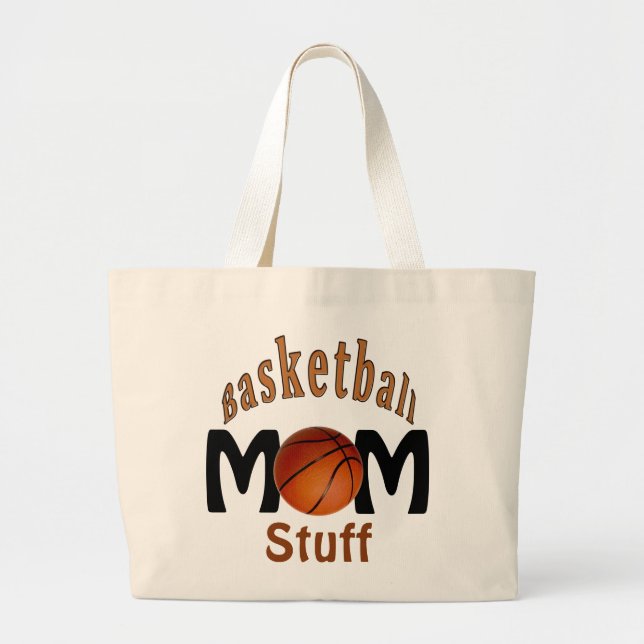 Kundengerechtes Basketball-Mama-Material, riesige Jumbo Stoffbeutel (Vorne)