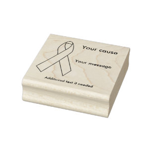 Kundengerechtes Bewusstseins-Band Gummistempel