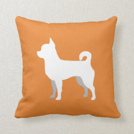 Kundengerechtes Chihuahua-Silhouette-Kissen Kissen