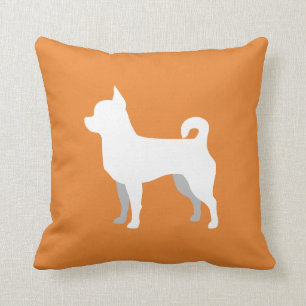 Kundengerechtes Chihuahua-Silhouette-Kissen Kissen