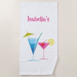 Kundengerechtes Cocktail-Badetuch Strandtuch