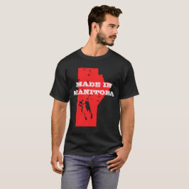 Kundengerechtes der Männer gemacht in Manitoba-T - T-Shirt