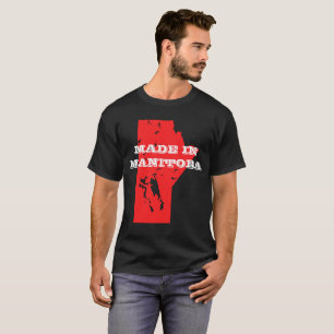 Kundengerechtes der Männer gemacht in Manitoba-T  T-Shirt