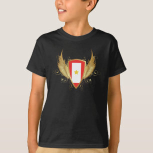 Kundengerechtes gelber Stern des GoldFlyer-1 T-Shirt
