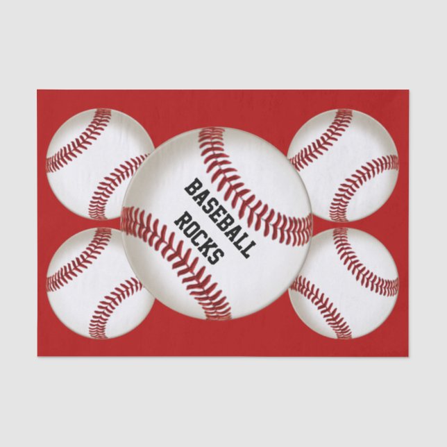 Kundengerechtes Gewebe-Baseball-Packpapier Seidenpapier (Vorderseite)