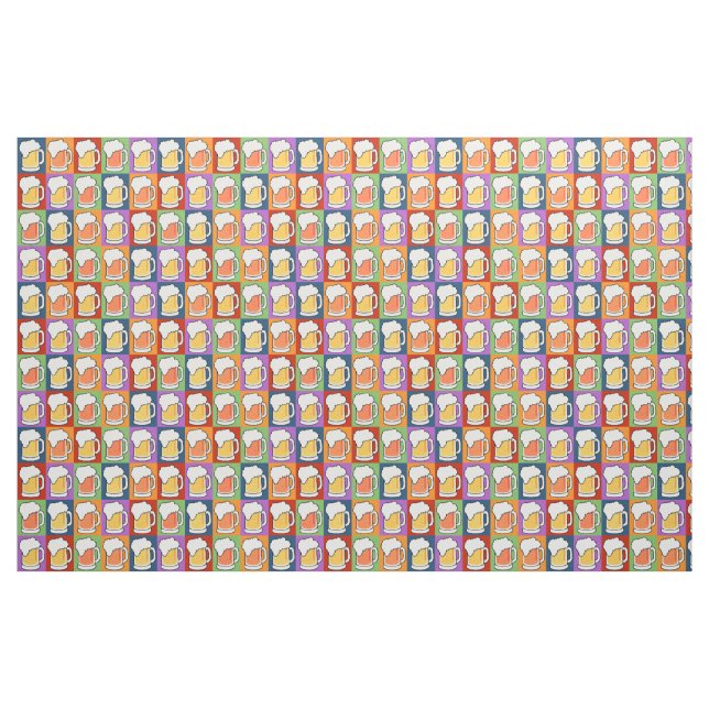 Kundengerechtes Gewebe der BIER Pop-Kunst Stoff (Yard (91,4 cm))