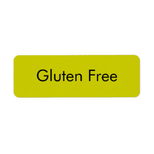 Kundengerechtes GLUTEN FREIE Bäckerei-Aufkleber