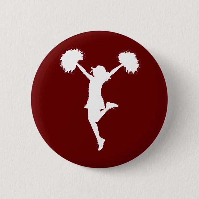 Kundengerechtes Hintergrund-Cheerleader Button (Vorderseite)