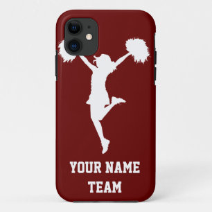 Kundengerechtes Hintergrund-Cheerleader iPhone 11 Hülle