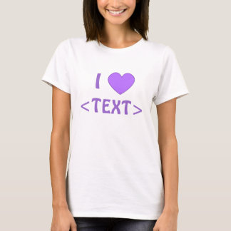 Kundengerechtes i-Herz-Shirt 0006 T-Shirt