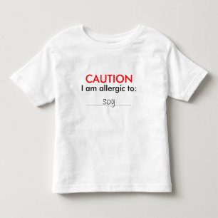 Kundengerechtes Kinders-Allergie-Shirt Kleinkind T-shirt
