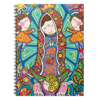 KUNDENGERECHTES PRO VIRGEN DE-GUADALUPE CARICATURA NOTIZBLOCK