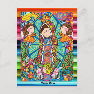 KUNDENGERECHTES PRO VIRGEN DE-GUADALUPE CARICATURA POSTKARTE