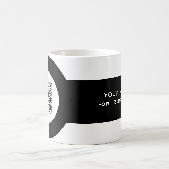 kundengerechtes QR Code magstrip Kaffeetasse (Mittel)
