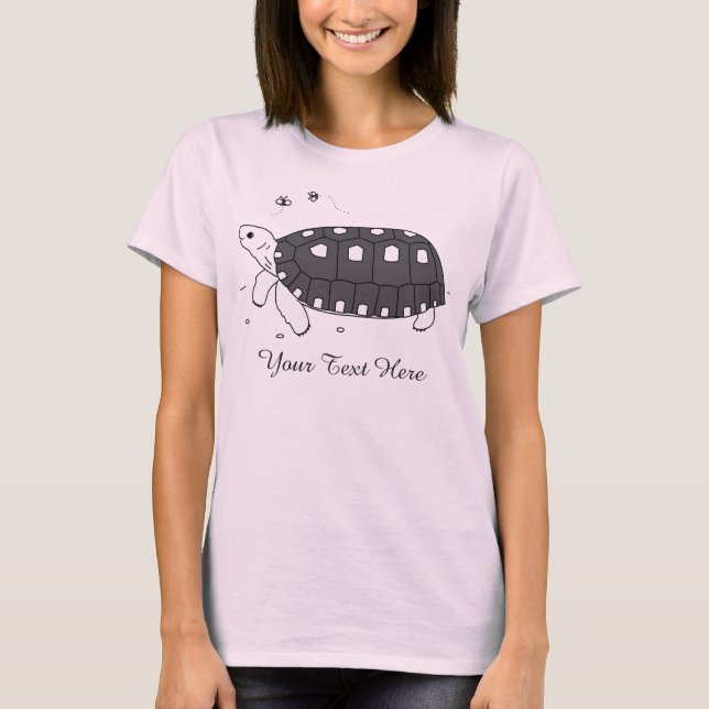 Kundengerechtes Redfoot Schildkröten-Shirt T-Shirt (Vorderseite)