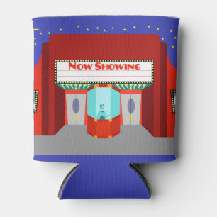 Kundengerechtes Retro Film-Theater kann cooler Dosenkühler