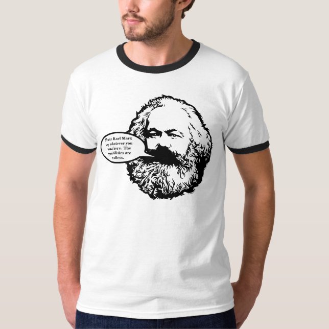 Kundengerechtes sprechenShirt Marx T-Shirt (Vorderseite)