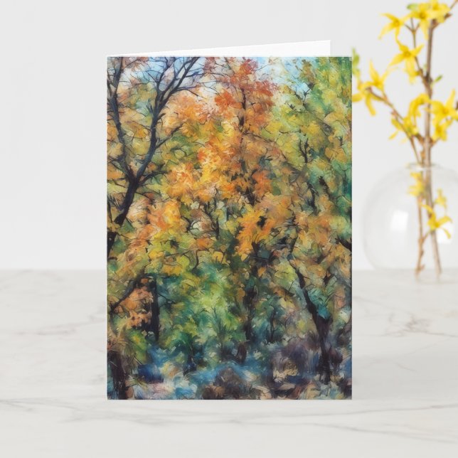 Kundenkarte der abstrakten Herbstsaison Karte (Gelbe Blume)