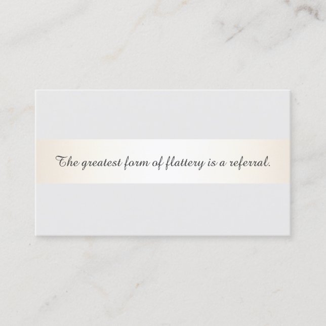 Kundenkarte Empfehlungskarte (Vorderseite)