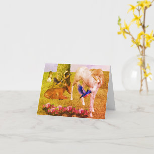 Kundenkarte für Einhorn- und Waldfreunde Karte