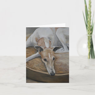 Kundenkarte für Tan und Weiße Hunde Karte