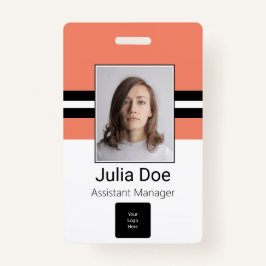 Kundenname, Foto, Bar, Logo Ausweis